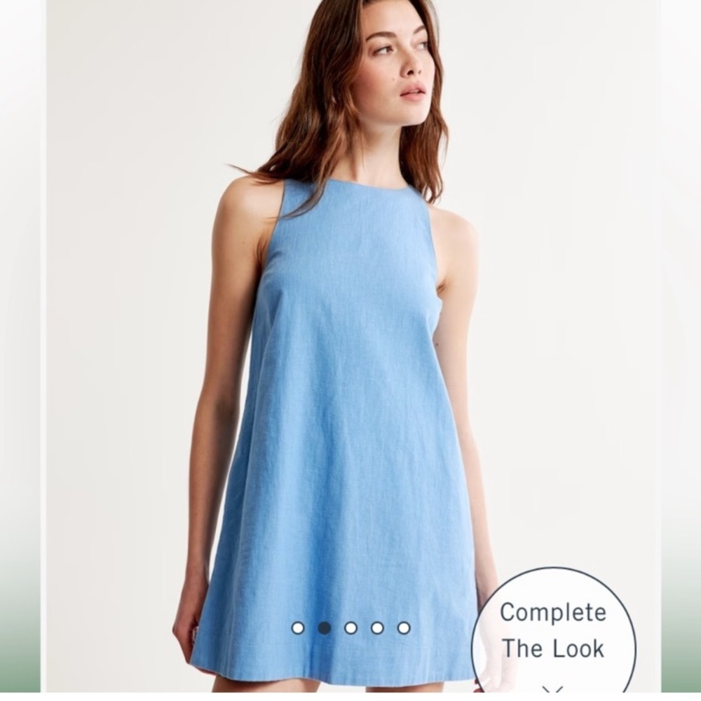 Abercrombie & Fitch blue dress. Size medium. NWT